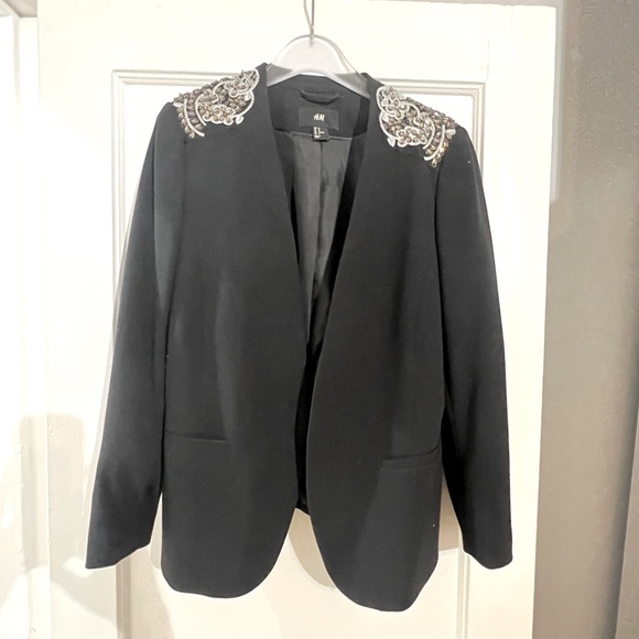 H&M Jackets & Blazers - H&M embellished shoulder blazer